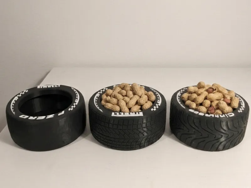 F1 Pirelli Tire Snack Bowls / Trays