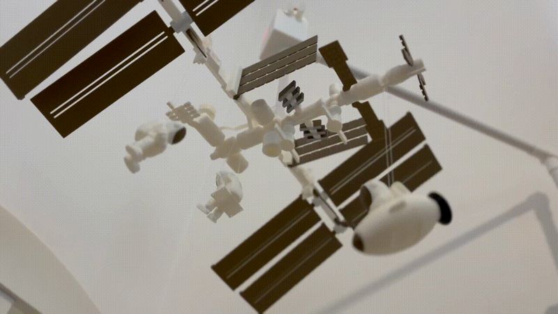 Space Themed Crib Carousel (ISS)