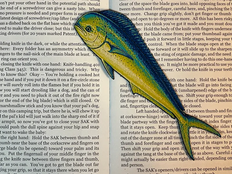 Mahi Mahi Bookmark