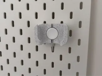 AirPods Pro dock for Ikea Skadis (T-Clip mount)