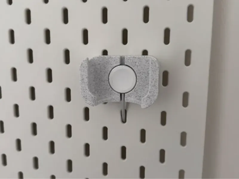 AirPods Pro dock for Ikea Skadis (T-Clip mount)