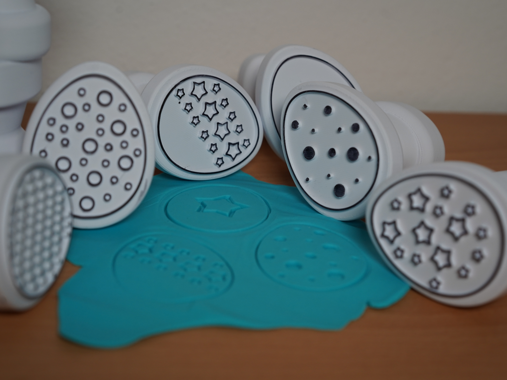 Egg Playdough Stamp Set – Creative Fun for Kids