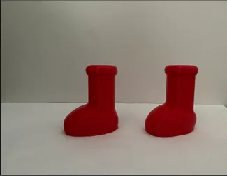 big red boots