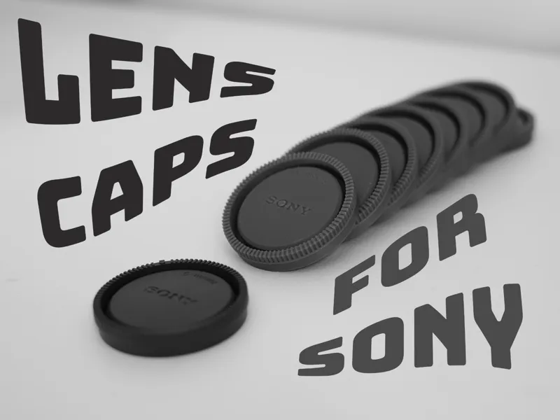 Lens caps for Sony mount