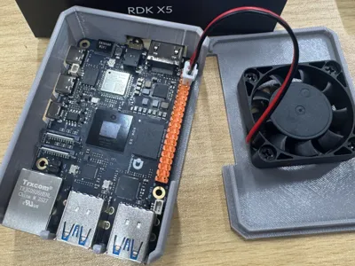 RDK X5 Modular Case - closed / Fan / open / VESA