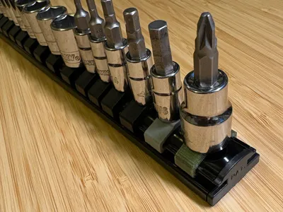 Harbor freight Magnetic Socket Rail bit holders