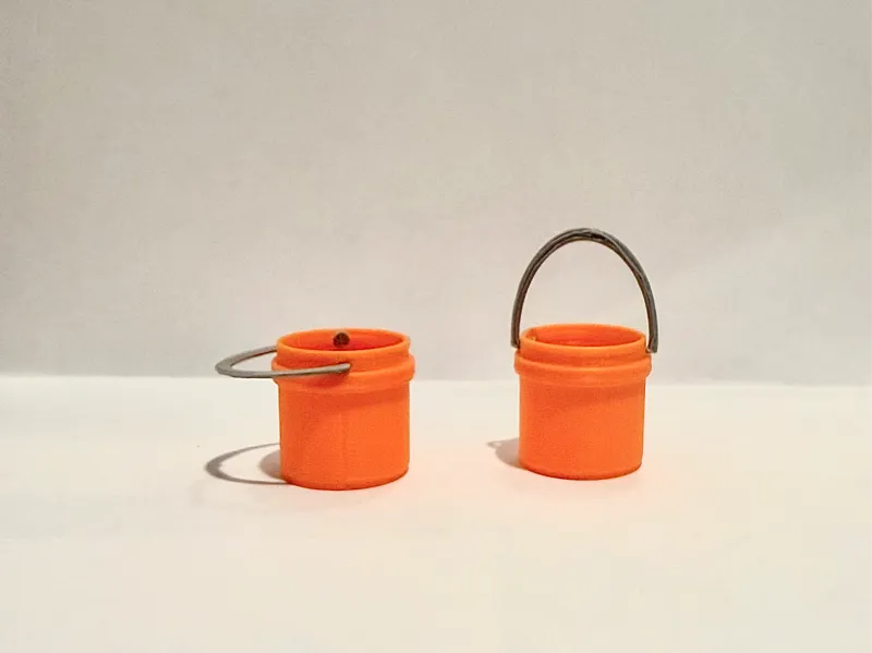 Mini Home Depot 5 Gallon Buckets Short
