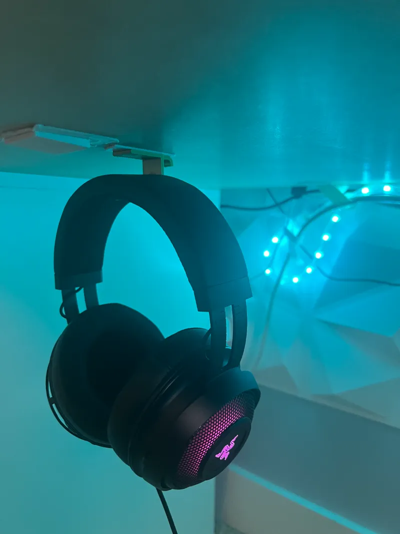 Under Desk Headphone Hanger