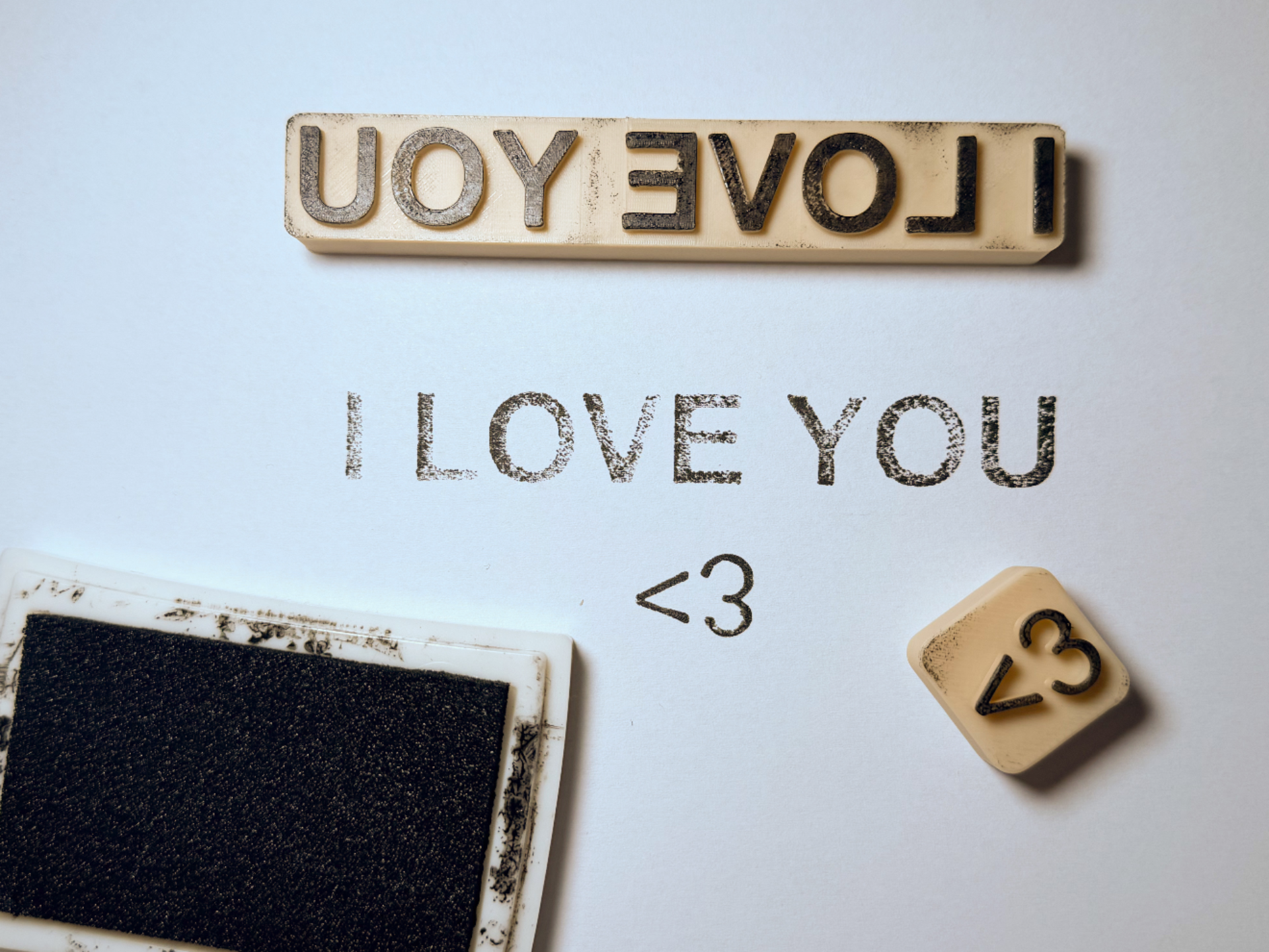 Valentines Day Love Heart Stamp