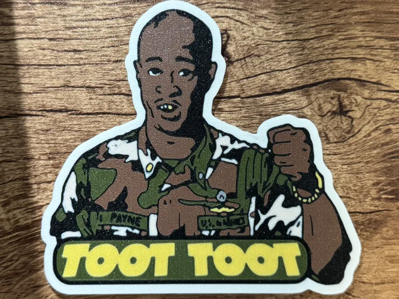 Major Payne Toot Toot Magnet (8x3mm magnets)