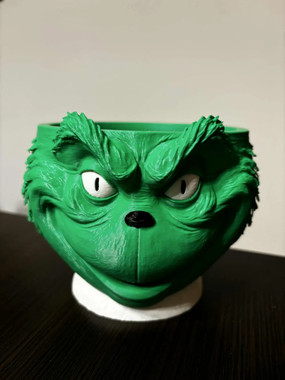 Grinch-Kopf-Schüssel – Kostenloses 3D-Druckmodell – MakerWorld