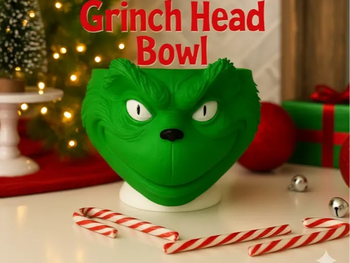 Grinch Head Bowl