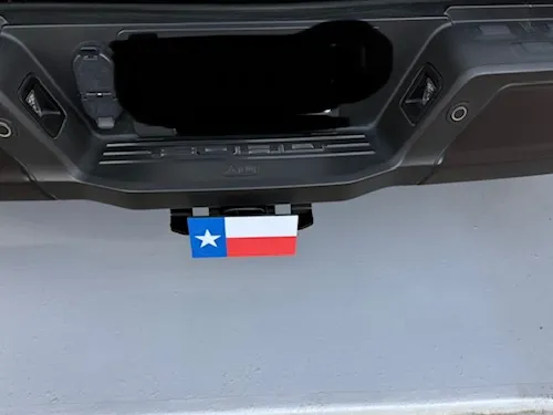 TEXAS Flag Hitch Cover