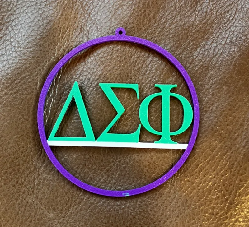 Delta Sigma Phi Christmas Ornament