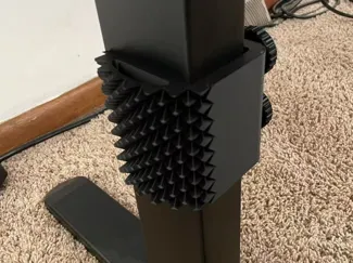 Cat Scratcher on Big Table Legs 