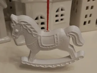 Christmas horse
