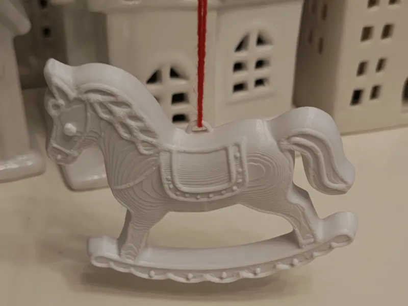 Christmas horse
