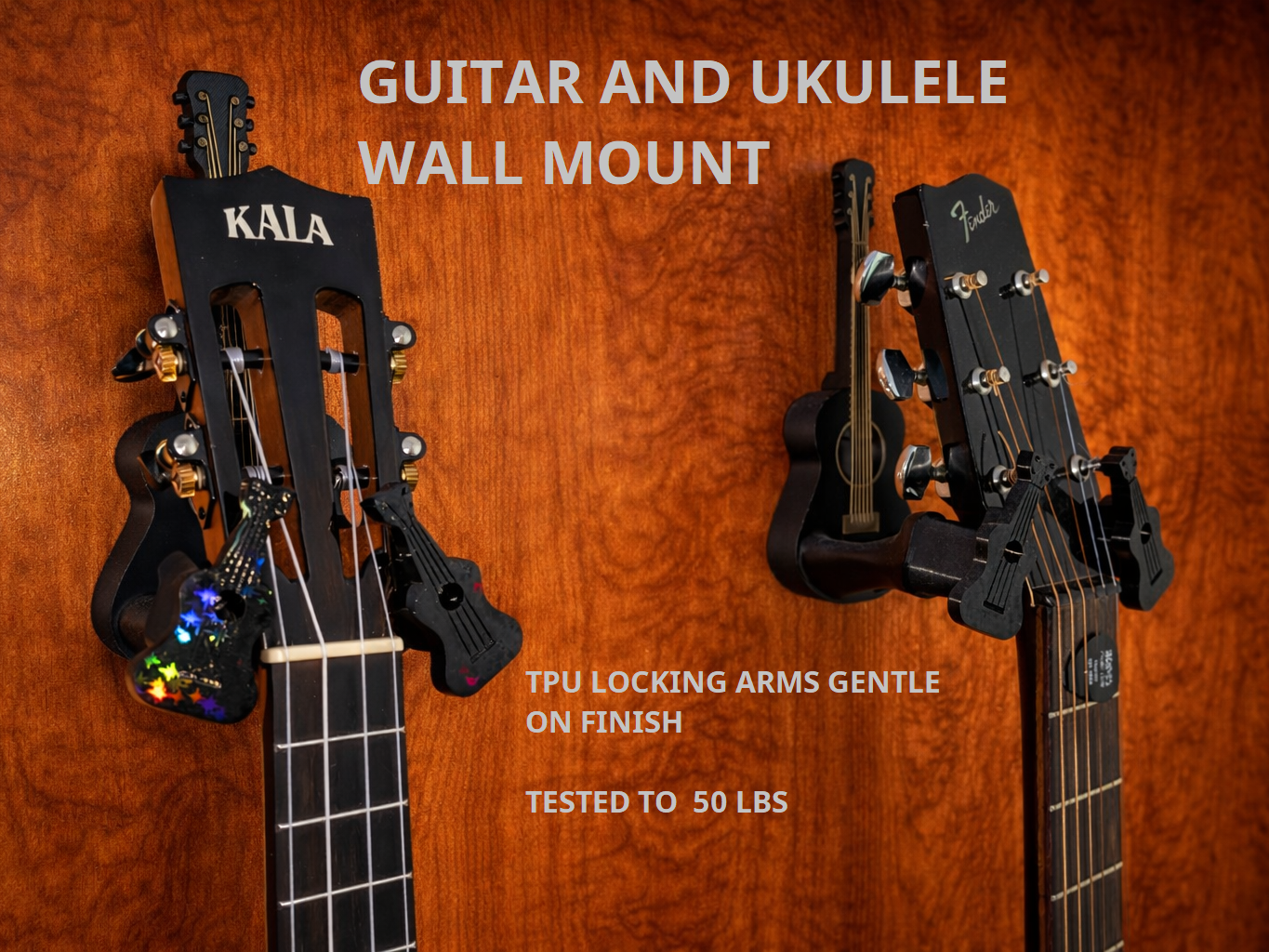 Guitar and Ukulele Wall Mount/Hanger