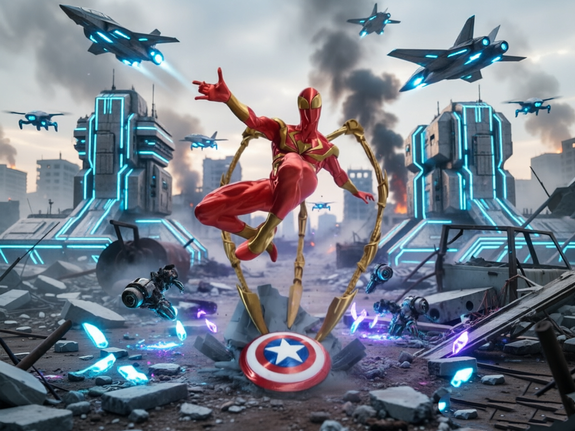 全分件+no AMS 钢铁蜘蛛侠,iron spider man - 1