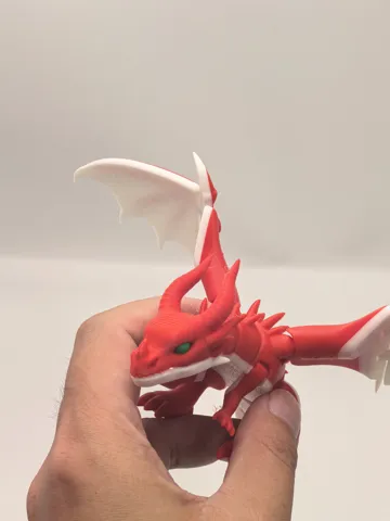 Modelo para impresión 3D: 驯龙高手系列,一条新的龙,无需支撑,MINI可打 — vista de referencia 3