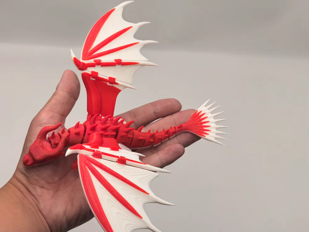 Modelo para impresión 3D: 驯龙高手系列，一条新的龙，无需支撑，MINI可打. Referencia del modelo original.