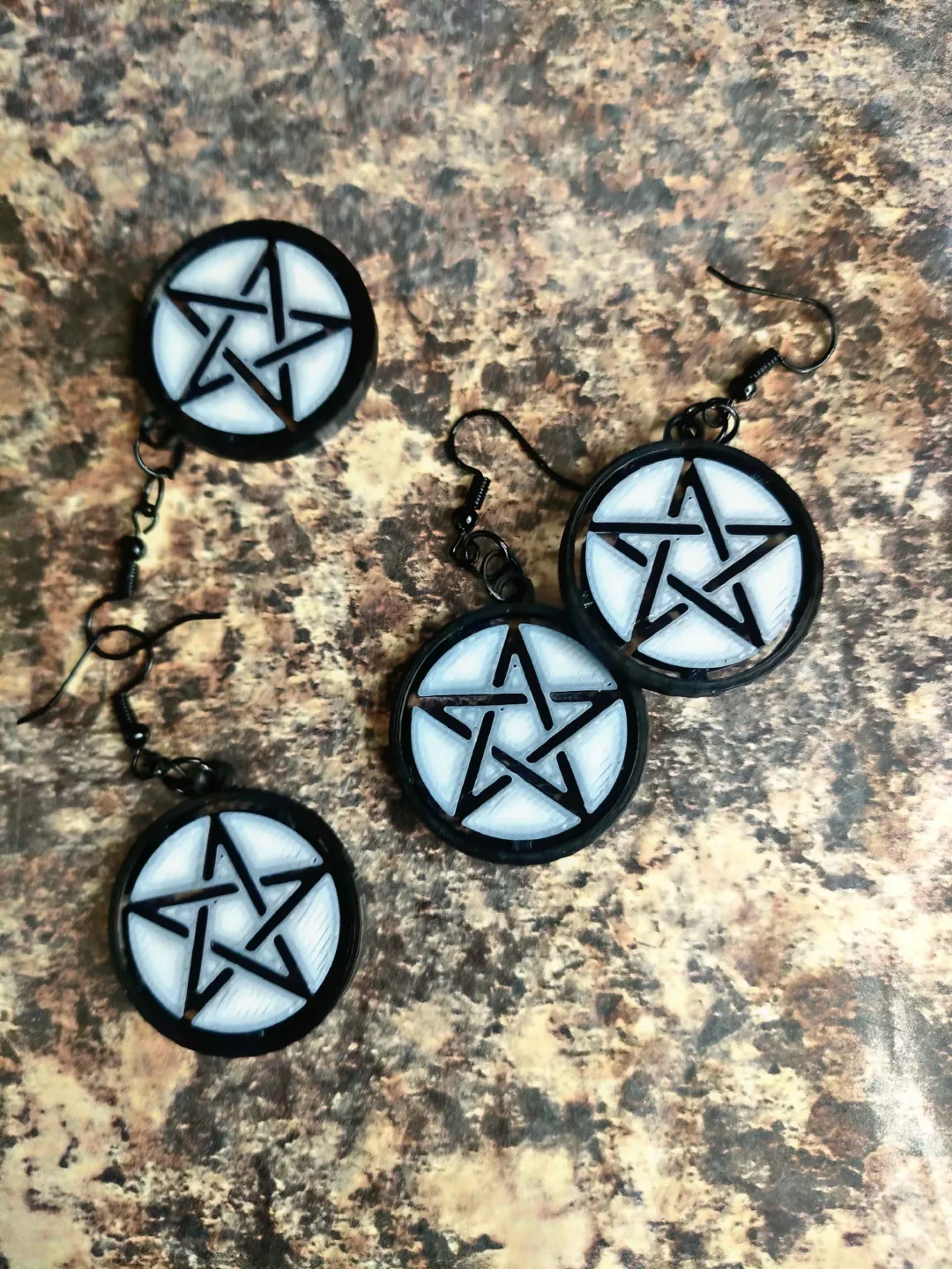 Pentagram Earrings view 4