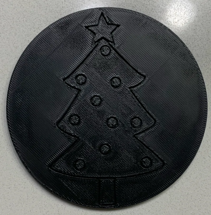 Christmas coaster 2 (Christmas tree)