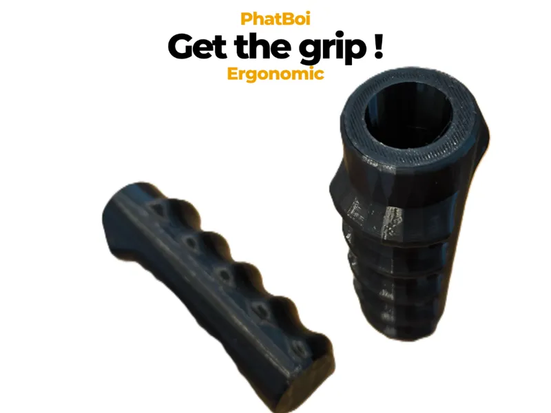 Ergonomic custom bike handle grip