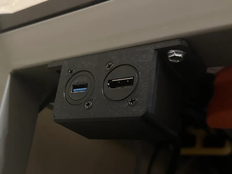 Panel Mount Plug Box