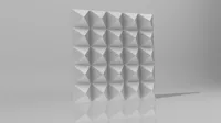Panneau mural 3D pyramides — photo 2
