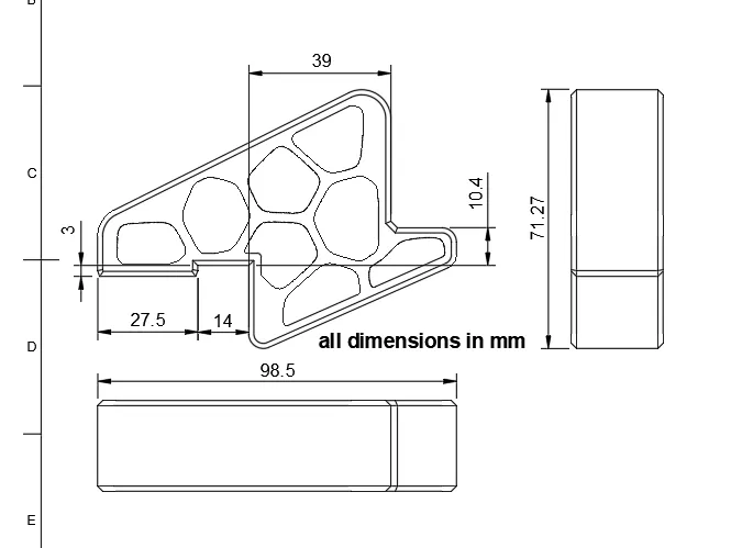 Window Balcony Door Stopper with Rail Lock view 4