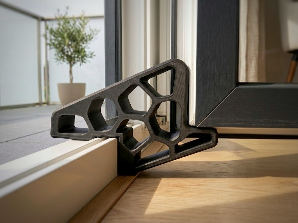Window Balcony Door Stopper with Rail Lock