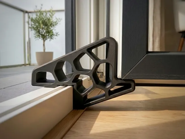 Window Balcony Door Stopper with Rail Lock