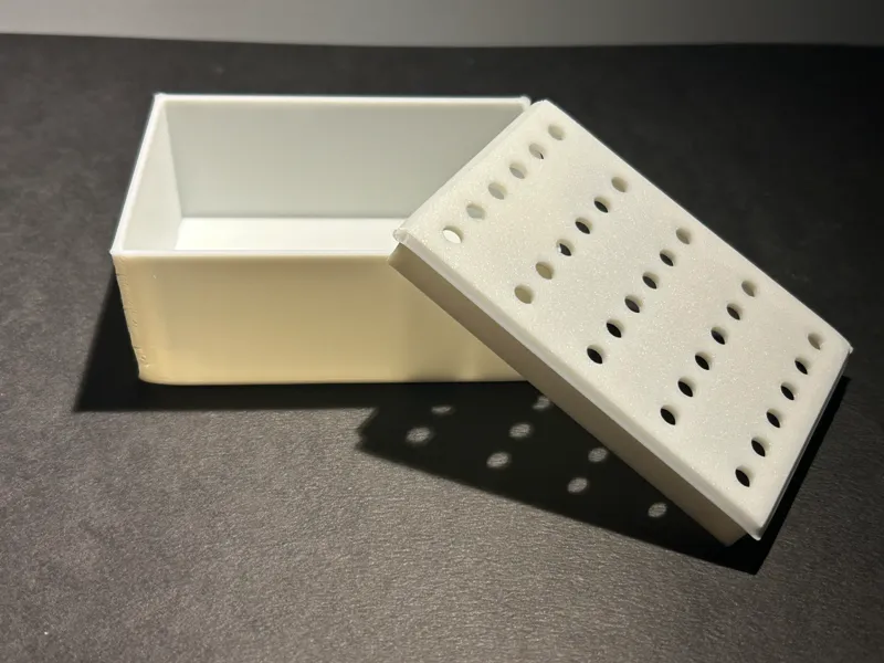 Storage Box with holes (storage, fishing bait)