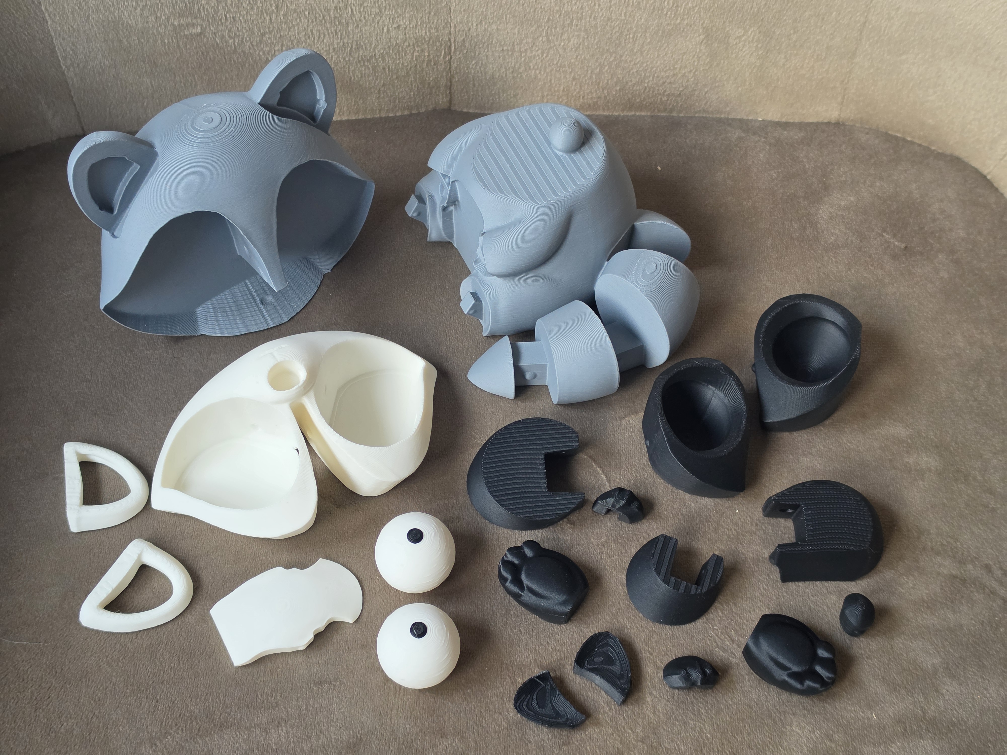 Goofy series – RACCOON Movable Eyes NO AMS - 1