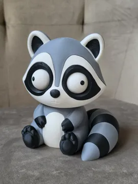 Accesorio para impresora 3D: Goofy series – RACCOON Movable Eyes NO AMS — vista de referencia 5