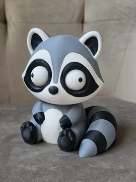 Accesorio para impresora 3D: Goofy series – RACCOON Movable Eyes NO AMS — vista de referencia 4