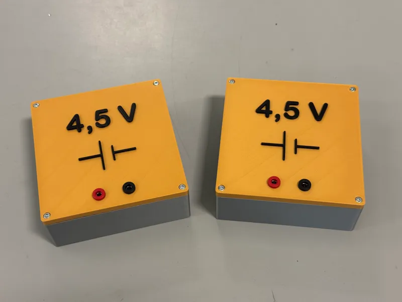 Experimentier-Batteriebox 4,5V (3x Mono D) 