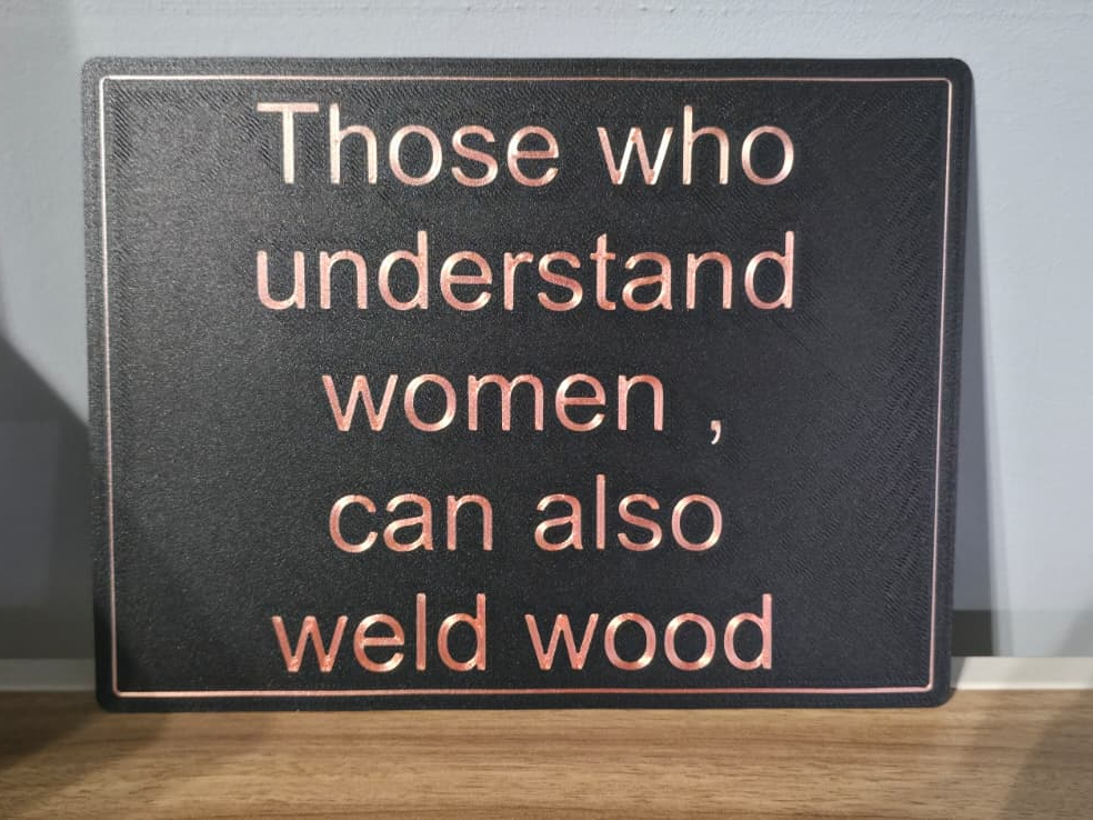 Funny sign Understanding women