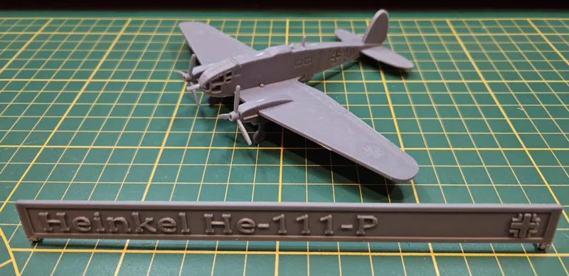 Heinkel He-111-h Card Kit 1/144 "May 1940 Series"