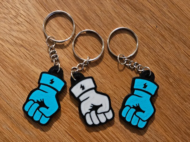 Fist keychain
