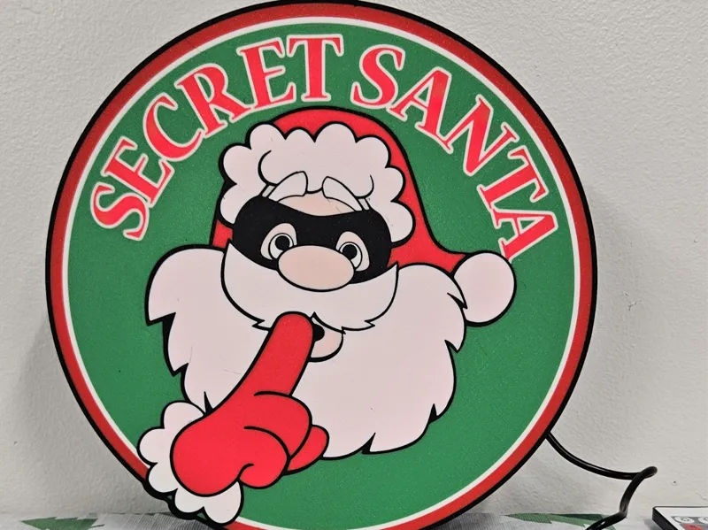 Secret Santa Lightbox