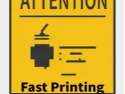 fast printing sign