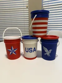 All buckets - Print by object (1 bucket type per plate)