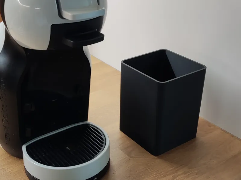 Small bin for used Dolce Gusto Capsules