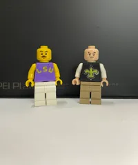 LSU and Saints Brick Compatible Shirts