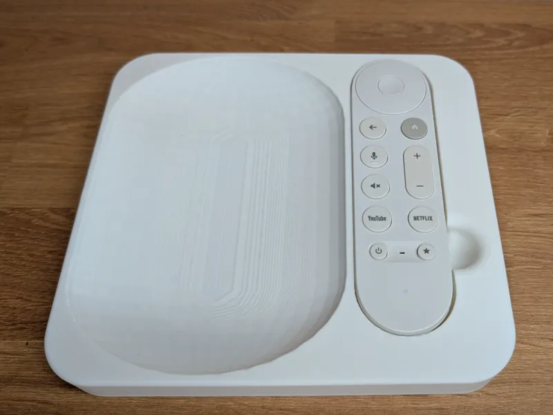 Tray for Google tv remote