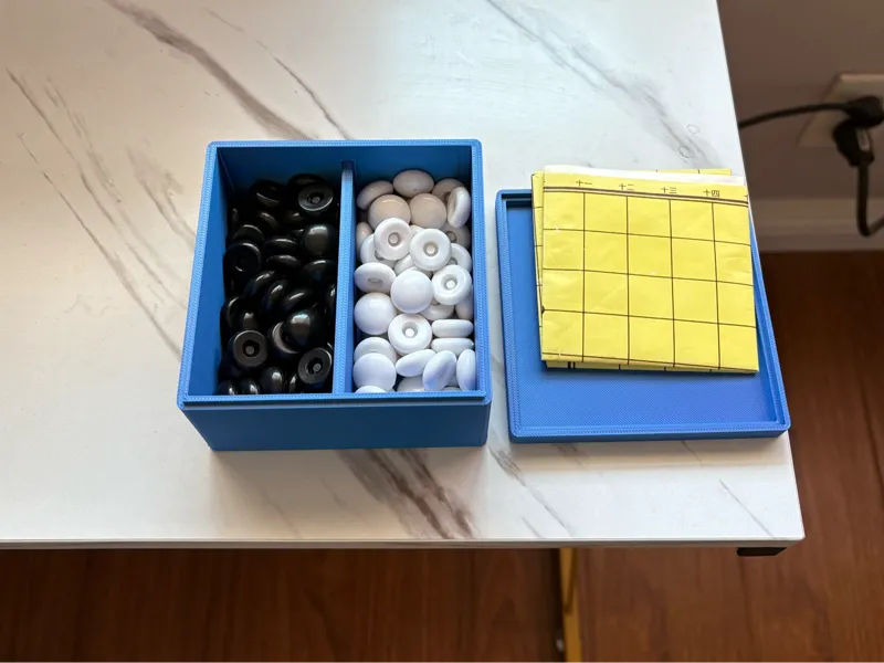 Simple Minimalist Go Stone Box
