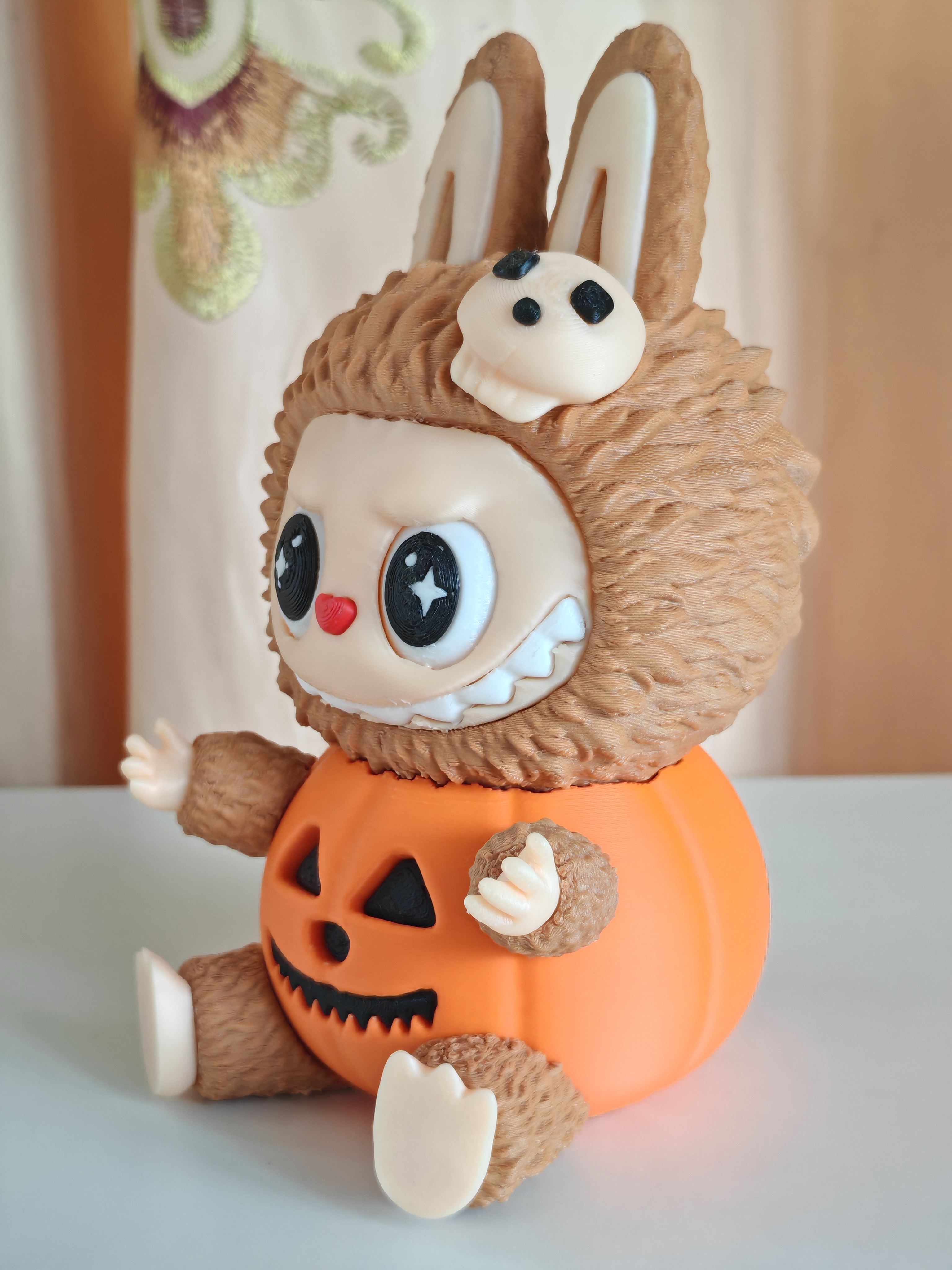 labubus Labu Bu, Halloween sitting pumpkin (no AMS needed) by ๖M๖