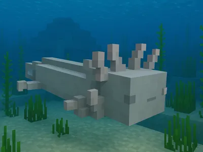 Axolotl Pendrive Tag 